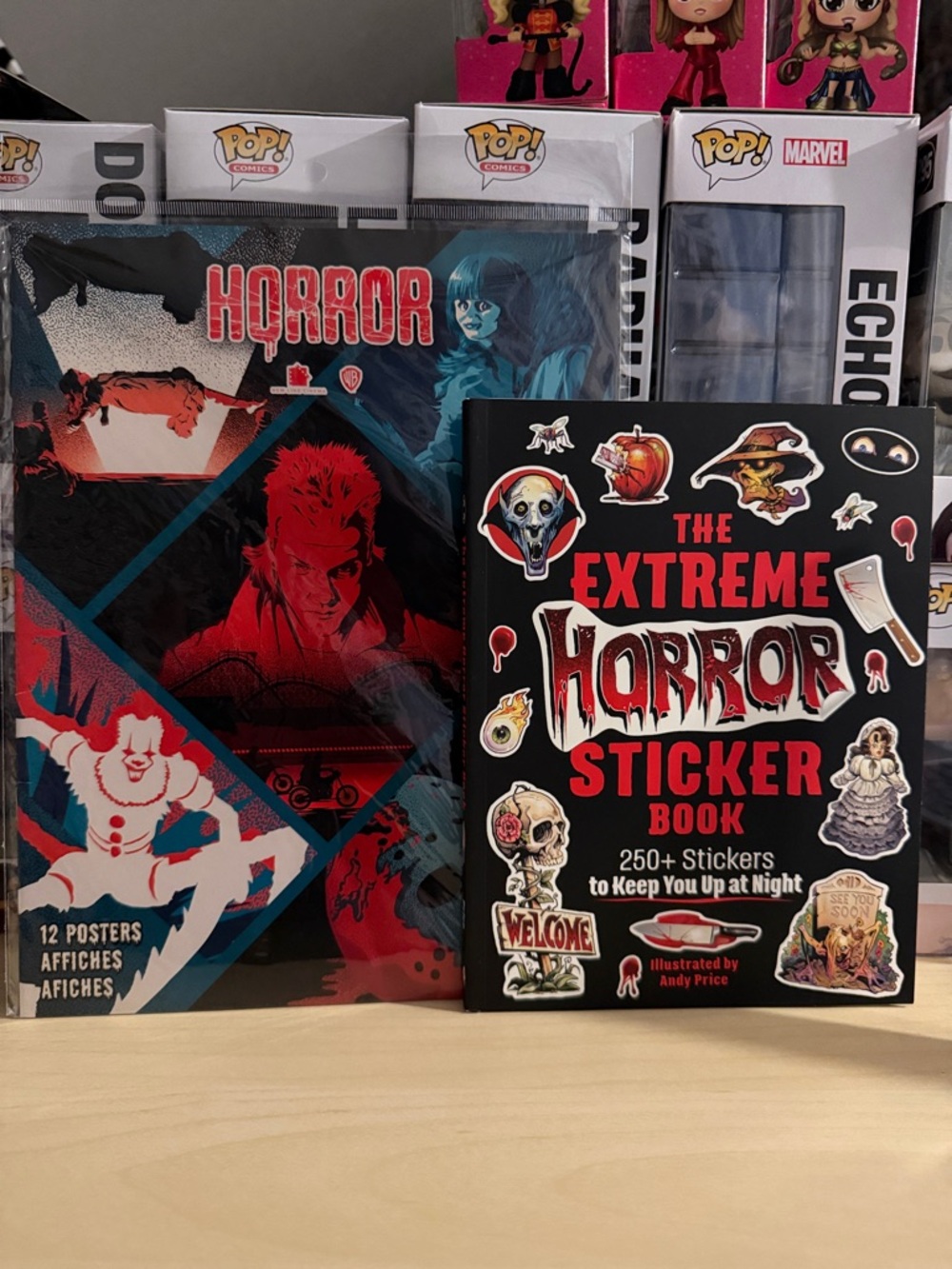 Horror Sticker Book & Posters Bundle
